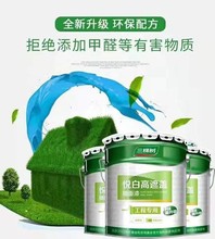 三颗树牌高遮盖墙面漆涂料乳胶漆工程专用漆现货批发