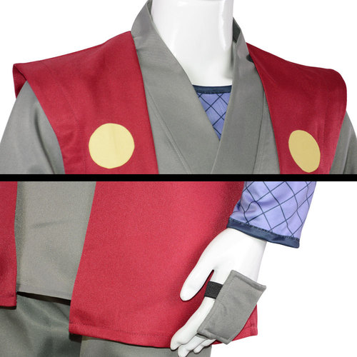 Anime Ninja Cosplay Suit Jiraiya Cos Costume 1st Generation Toad Sennin Cosplay Men's Clothing