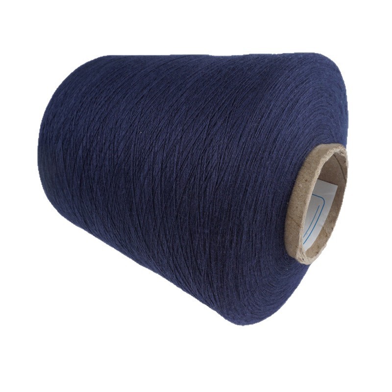 Manufacturer Wholesale Degradable Polyester Dyed Yarn 28 Count Environmentally Friendly Recycled Acrylic Recycled Polyester Blended Color Yarn