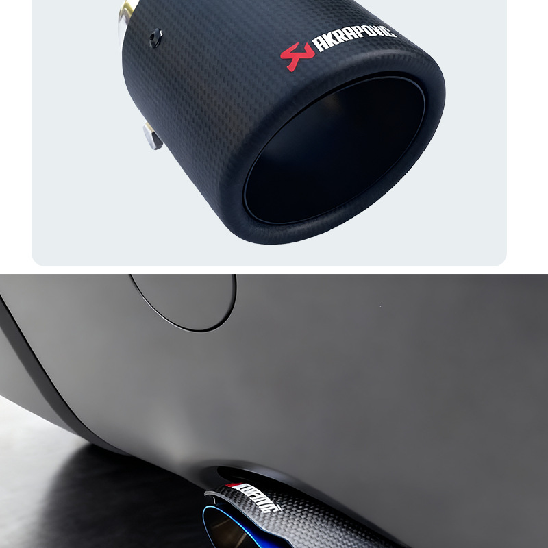 Suitable for 20-22 Model Mazda 3 Next Generation Axela Tailpipe Modification Exhaust Pipe Carbon Fiber Tailpipe