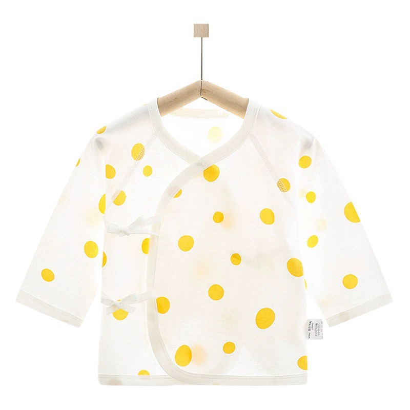 Летняя ультратонкая пижама из чистого хлопка без костей для новорожденных, одежда для монаха в полнолуние, верх с кондиционером