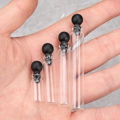 B016-0.5ml1ml 2ml 3ml ガラス分注ボトル空ボトル試験管香水エッセンシャルオイルボトル空ボトル