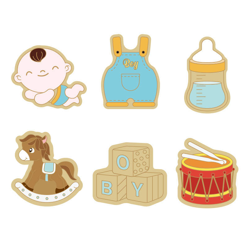 BABY Boy Cookie Mold Party Baking DIY Flip Mold Customized 3D Stereo Presionar Cookie Frosted Mold image 5