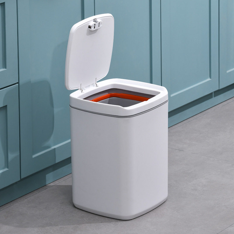 Shape press type sanitary bucket living room automatic sealing storage bucket mechanical key cleaning bucket kitchen sealed trash can Shape press type sanitary bucket living room automatic sealing storage bucket mechanical key cleaning bucket kitchen sealed trash can