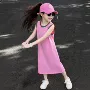 女童女孩儿童夏季背心裙