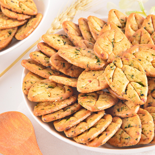 Nine vegetable biscuits Japanese round cakes Hokkaido milk biscuits 40g/pack Internet celebrity snack food wholesale one piece drop shipping