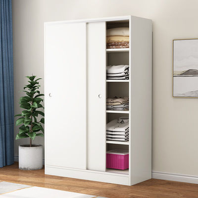 children wardrobe Sliding door solid wood Plate simple and easy Storage cabinet cabinet Lockers Wardrobe household bedroom furniture