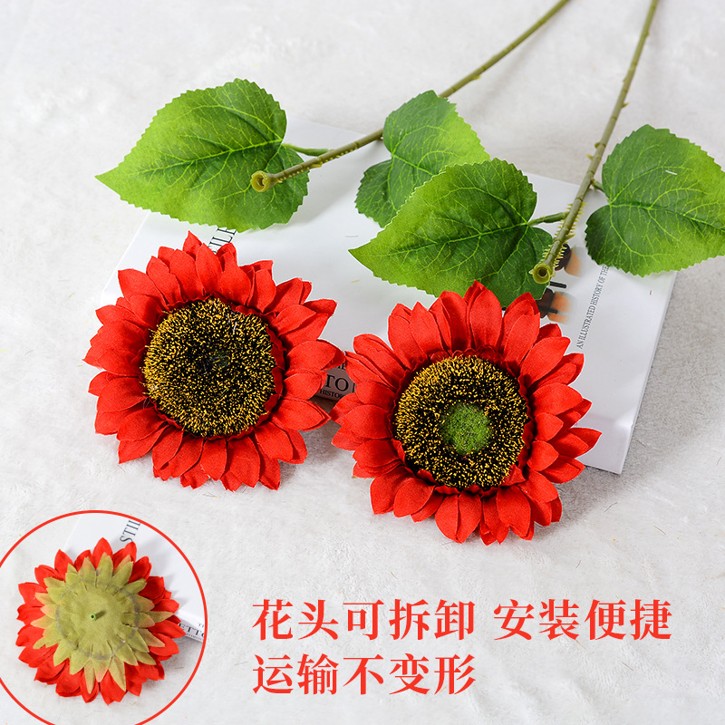 Girasol artificial para decoración del hogar