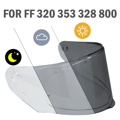 helmet color changing lens: Dəbilqə (Kaska) aksesuarları - ff320353-transparent-color-change