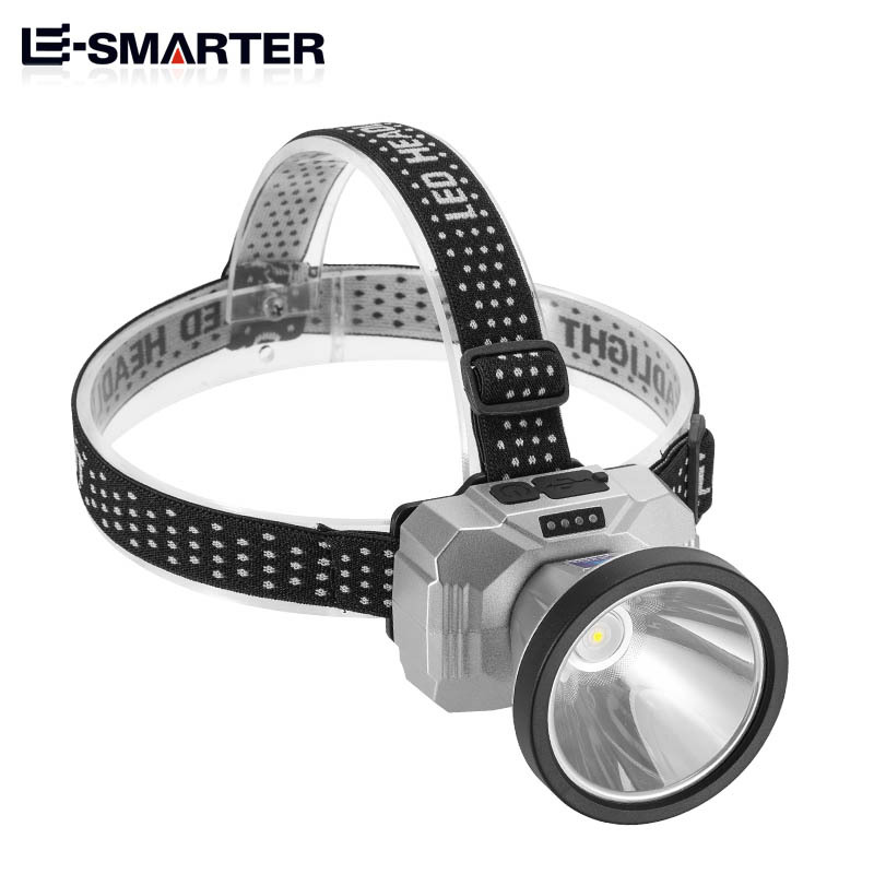 Transfronteriza luz fuerte 45 ° ajustable multifuncional pantalla eléctrica carga luz de cabeza de camping tres tazas de luz de condensación iluminación