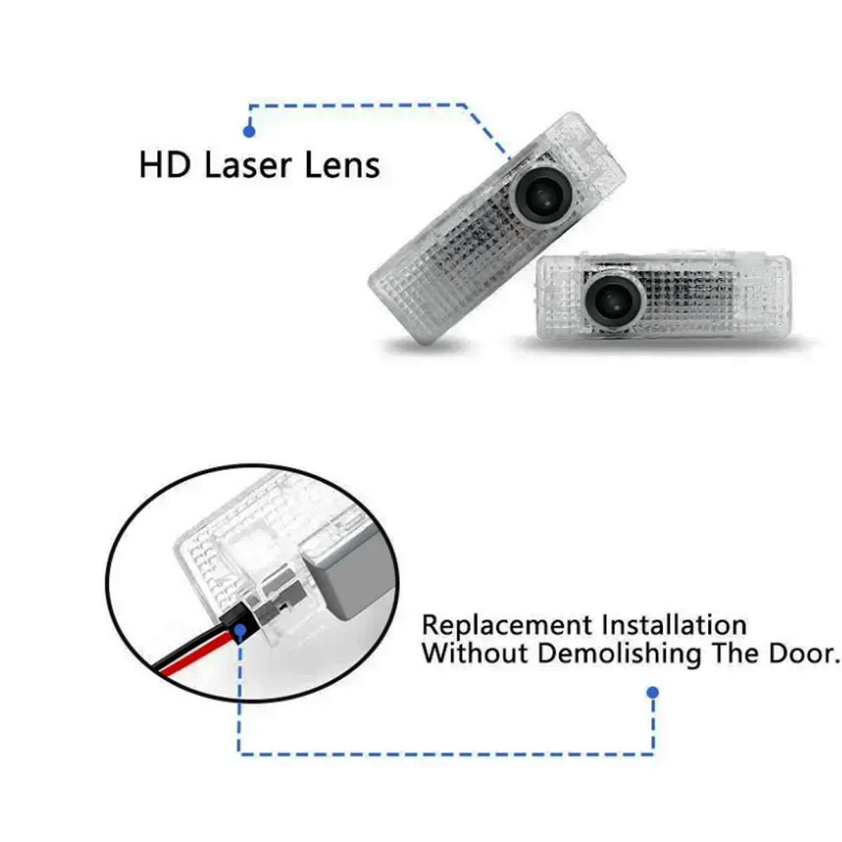 Car Welcome Light, Special Door Welcome Light for Land Rover, Projection Floor Light, Modification