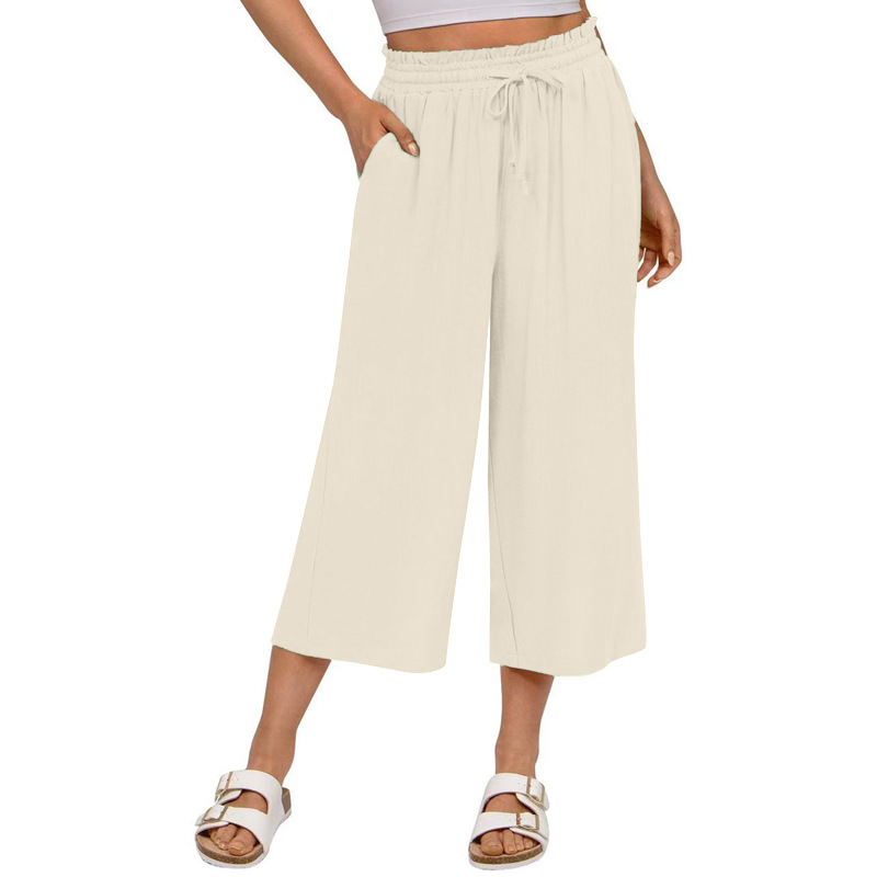 Nine-point pants-off-white