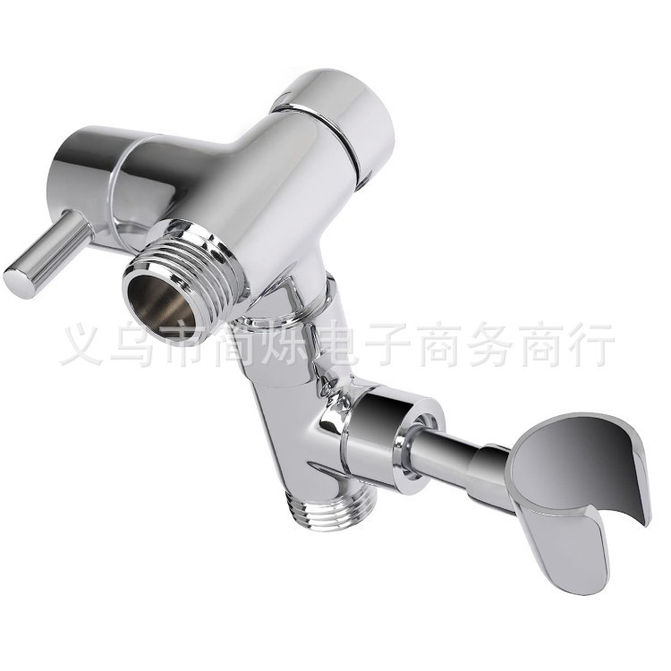Brass shower arm water separator with adjustable hand spray bracket 3-way diverter G1/2 switching waterway cross-border