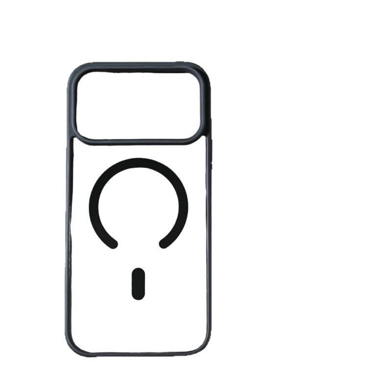 适用于iPhone17系列大孔磨砂亚克力磁吸款iPhone16保护壳11种颜色|undefined