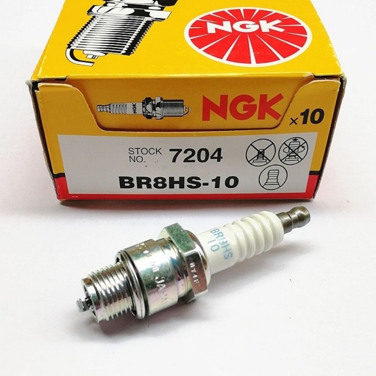 NGK spark plug BR7HS-10 BR8HS-10 two-stroke boat hook motor boat speedboat outboard machine lifeboat