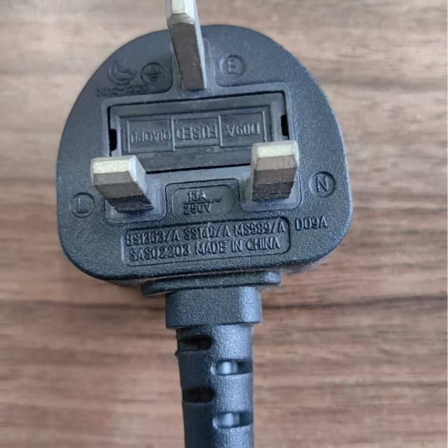 品字尾欧规电源线UK电脑机箱沙特电源线显示器电饭煲插头线