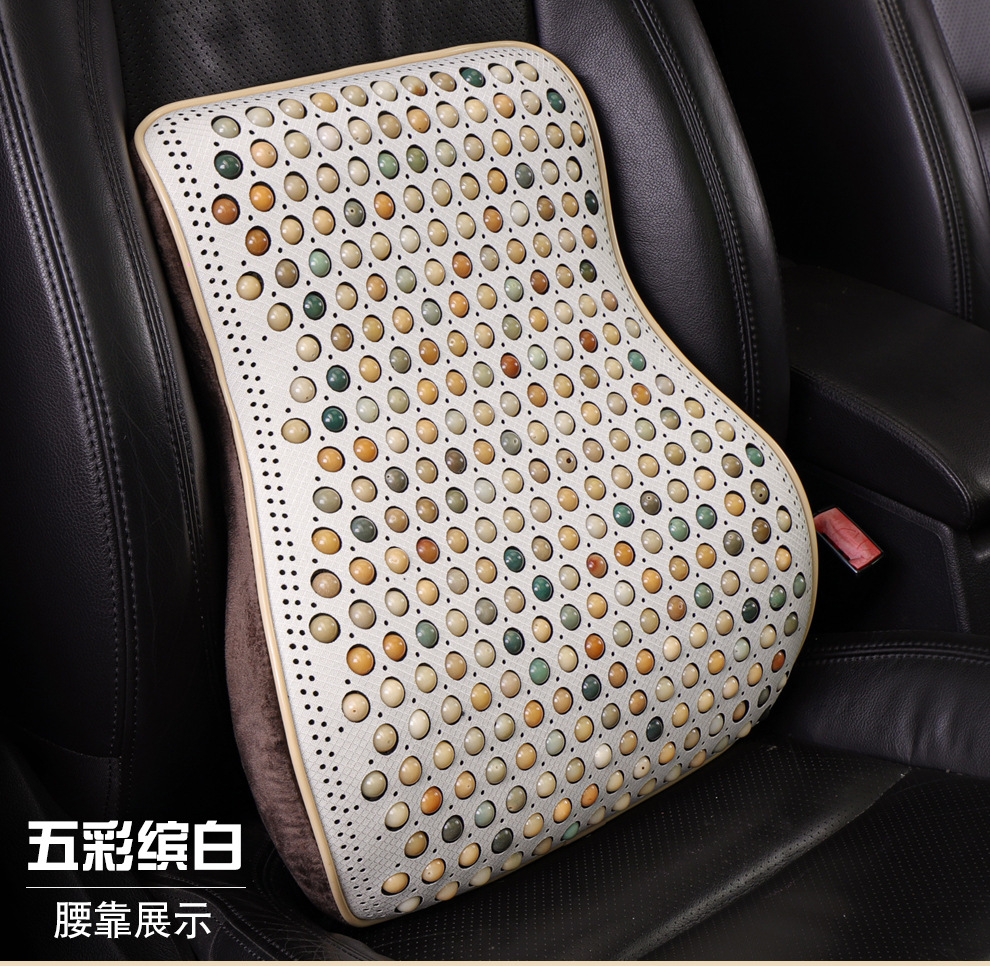 Universal Car Seat Cushion for All Seasons, Comfortable and Breathable, Summer Bead Car Seat Cushion, Natural Bodhi Beads, Summer Cooling Cushion