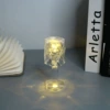 Transparent small lamp B with base
