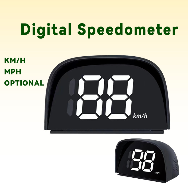 Cross-Border Universal Car Hud Head-Up Display Beidou Satellite Speedometer Kmh/Mph Speed Display Speed Measuring Device