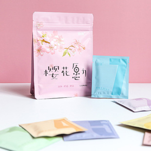 Processing custom snow lotus paste girl care paste private parts care pad private care 7 pieces of herbal pads