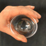 Bola de plástico de paisaje colgante de amor bola flotante transparente de acrílico al por mayor