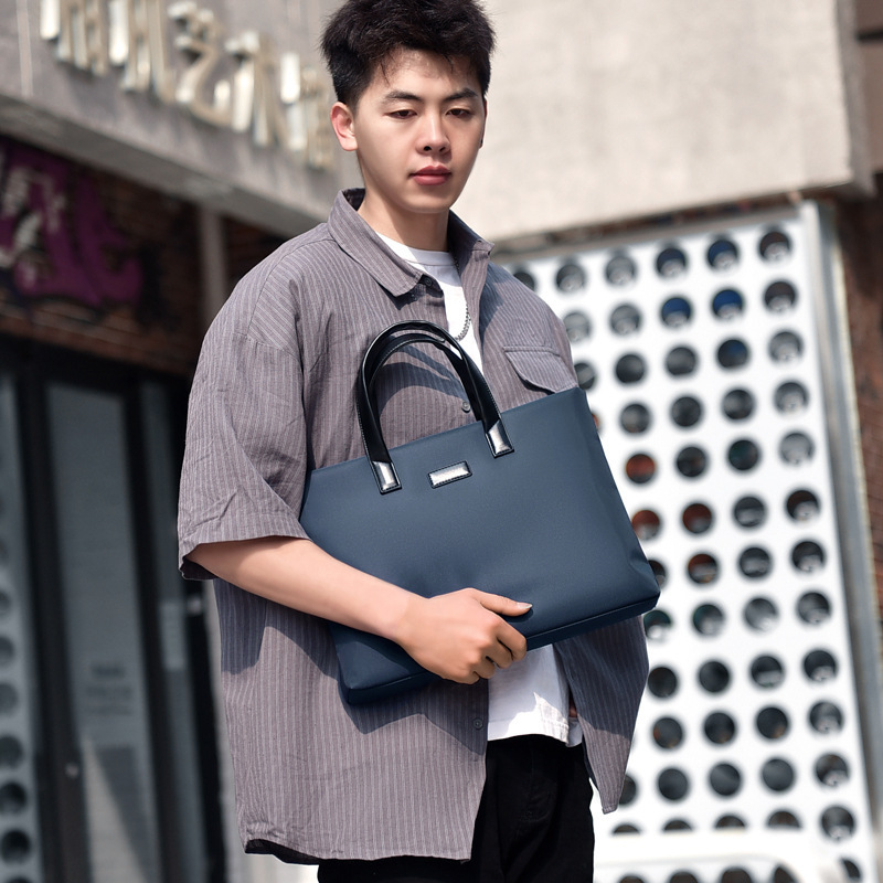 New men's trendy office bag business briefcase handbag conference bag can be printed logo New men's trendy office bag business briefcase handbag conference bag can be printed logo