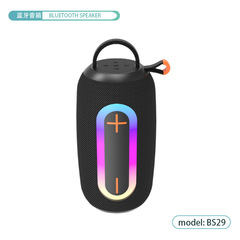新款蓝牙音箱户外露营大音量音响七彩灯便携式酷炫插卡音箱低音炮