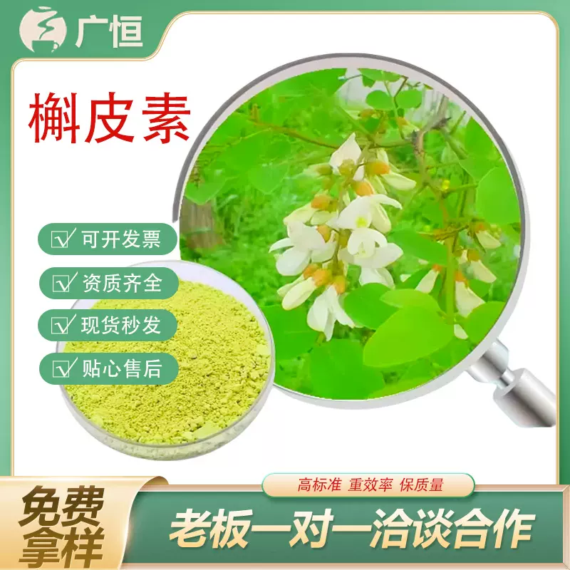 槲皮素槐米槐花天然提取物黄酮类化合物保健品食品级原料抗氧化剂