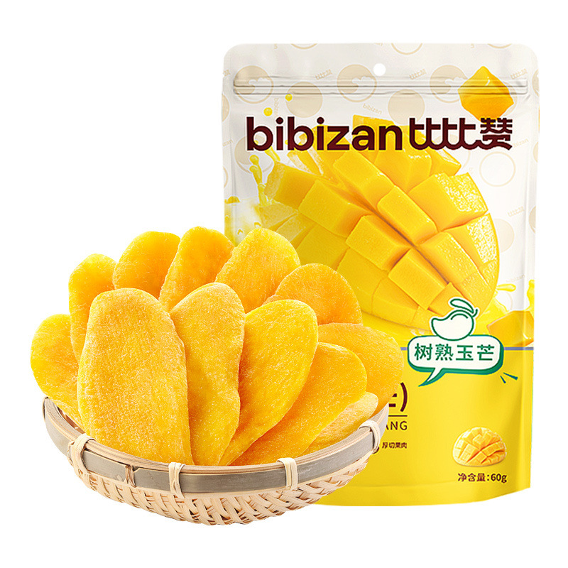 Bibizan Dried Mango 60g Tree Ripe Jade Mang Candied Fruit Dried…