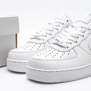 Putian Putian Men's Shoes Air Force One Pure White Classic Low-Top White Shoes High-Top Pure Black Af1 Macaron Board