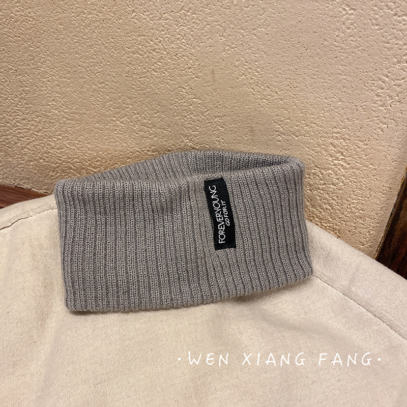 Deportes de punto banda de pelo de estilo coreano de las mujeres de Internet celebridad ins Carta del todo partido parche diadema de ala ancha diadema de la personalidad diadema para hombres