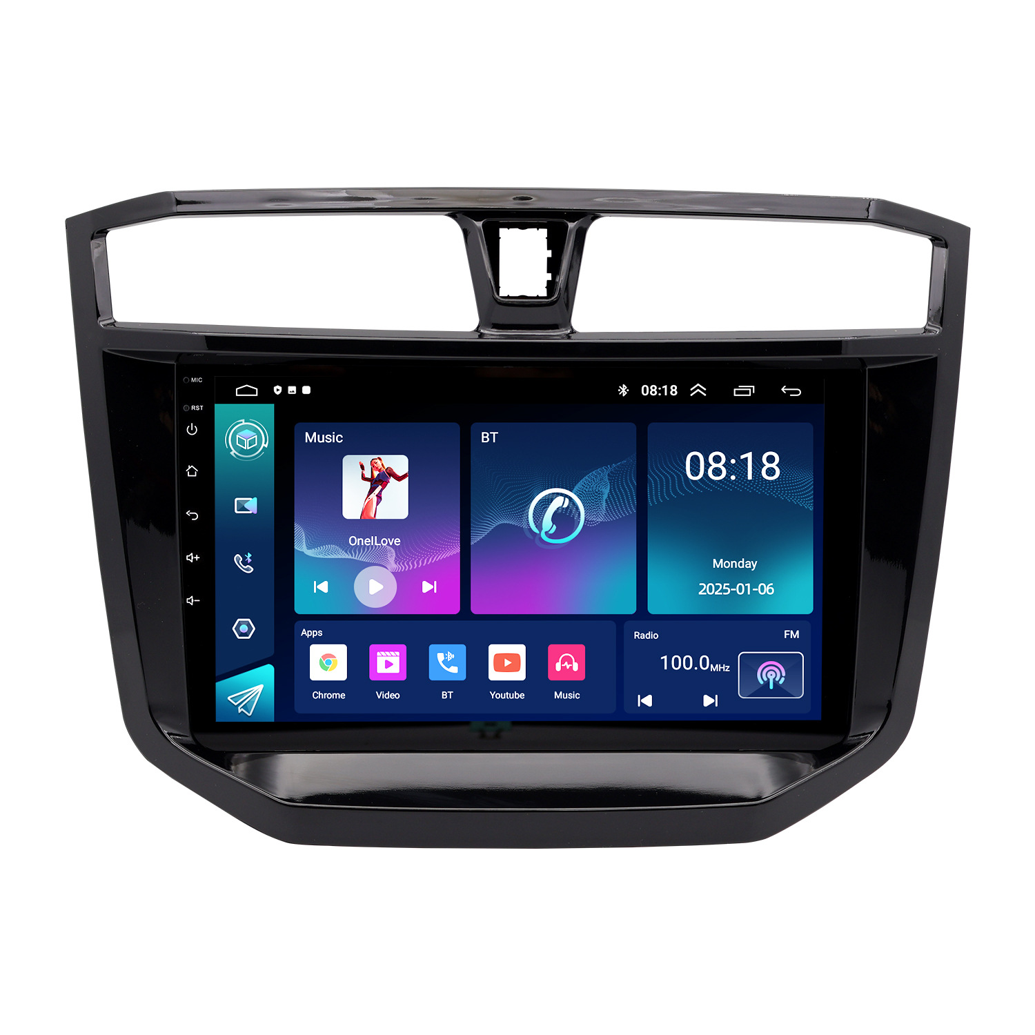Adecuado para el T70-T60-19 automóvil Bluetooth navegación de pantalla grande reproductor GPS todo en uno carplay