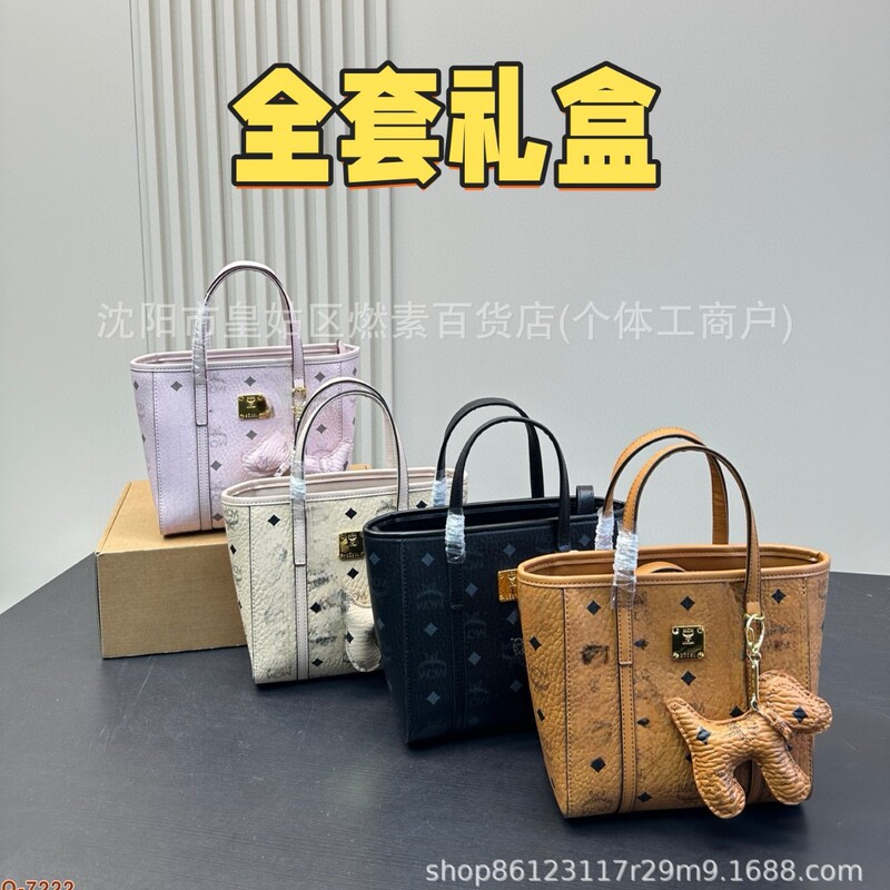 Bags for Women 2025 New Style Genuine Leather Vegetable Basket Presbyopic Full Print Retro Satchel Tote Bag Work Clothing Travel Student Trend