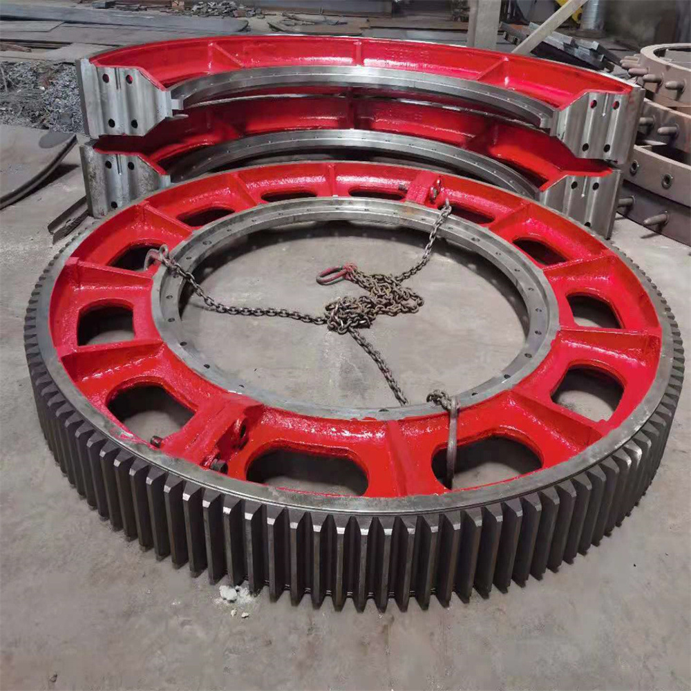 湛江球磨机大齿轮 铸钢，铸造现场测绘 价格优惠面宽300