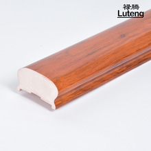 745楼梯扶手 pvc树脂745扶手 木纹高分子PVC楼梯扶手