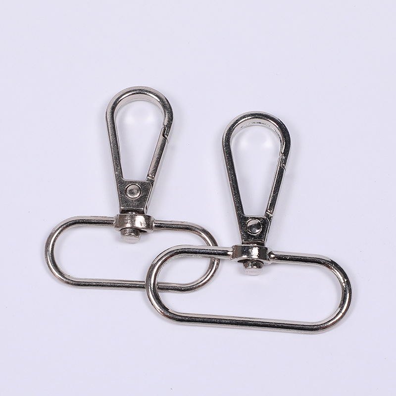 Botón giratorio de gancho de cola, bolso, llavero de cadena, botón de metal, ropa, accesorios de maletas, ajuste de botón de aleación image 5