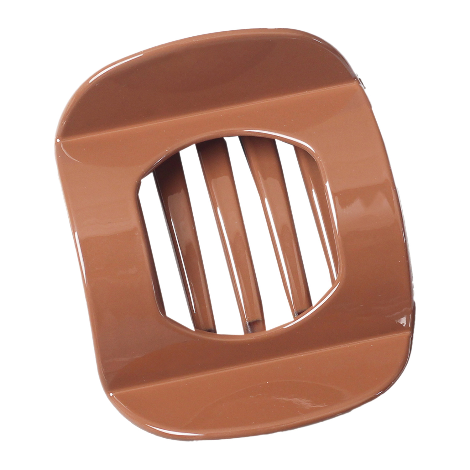Ventas transfronterizas calientes PC tamaño medio brillante placa de color clip de cabello damas sensación avanzada antideslizante con dientes de cabello de la cabeza de las niñas