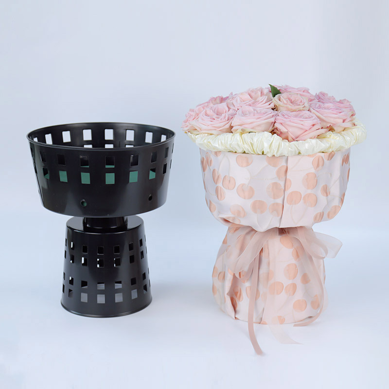 小香風包花神器花束底座塑料包花內膽鮮花束包裝材料包花神器批發