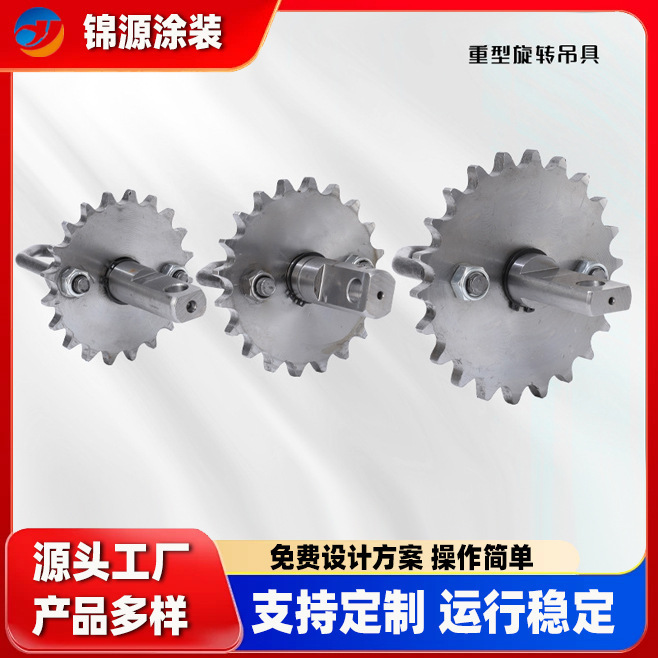 工厂直发机械链轮单排双排传送带齿轮传动链轮重型旋转吊具