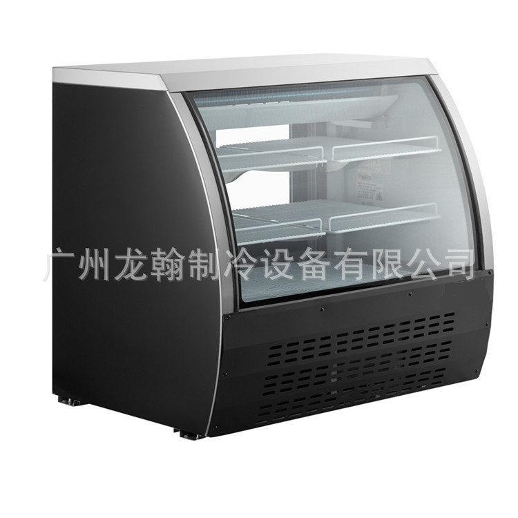 美式蛋糕冷藏展示柜大理石商用保鲜柜水果熟食甜品玻璃冰柜