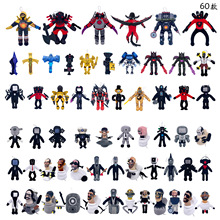 跨境skibidi toilet马桶人vs监控人公仔音响人玩偶毛绒玩具现货