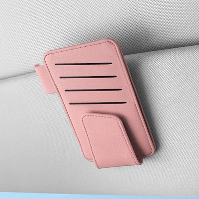 Car Supplies, Car Glasses Clip/Bill Clip - 1-pink