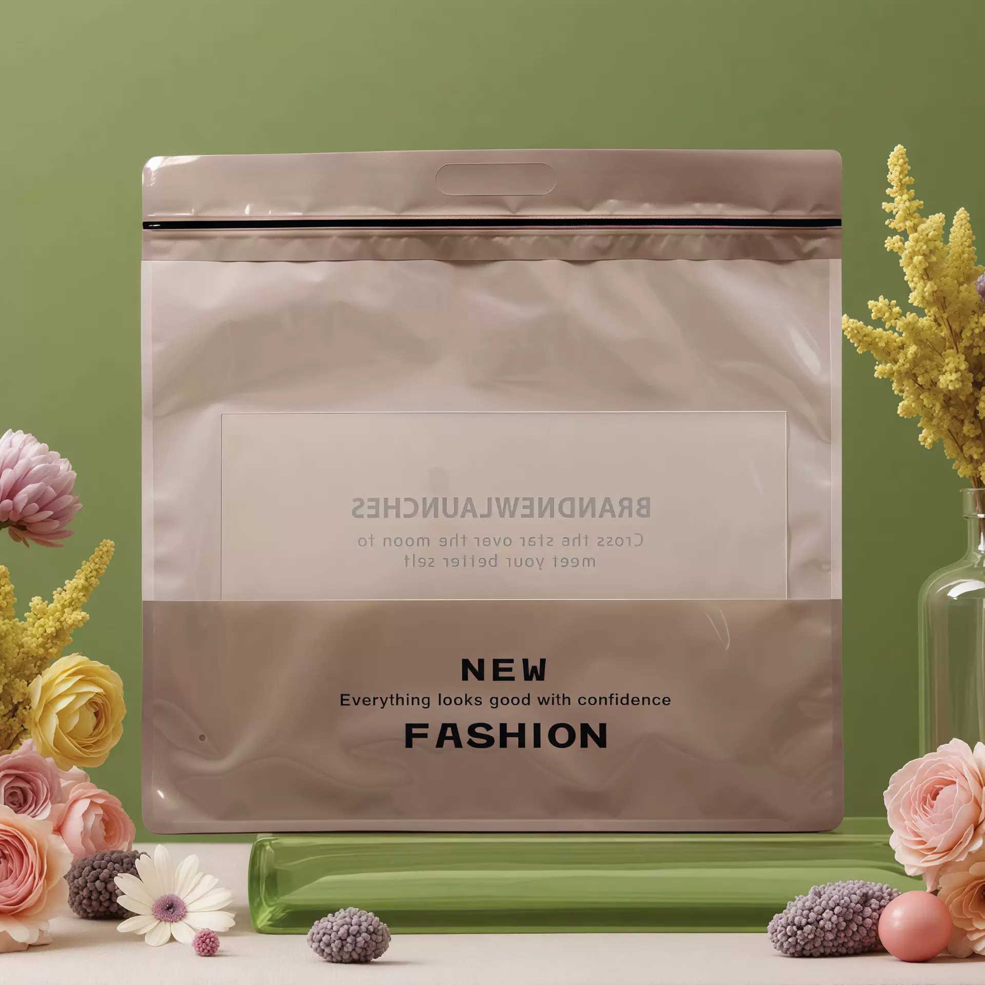 男士衣服手提袋加厚打底裤保暖内衣自封袋加绒背心T恤毛衣透明袋