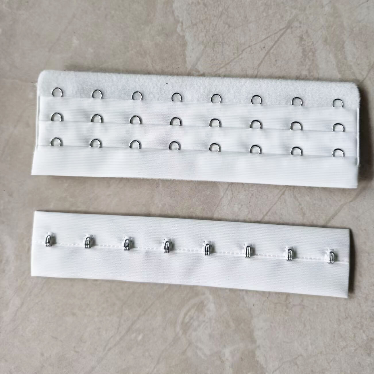 Three-Row Eight-Buckle Bra Back Buckle, 8-Buckle 15.2 Snap Pair, 1.9-Inch Spacing Bra Clasp, Underwear Buckle