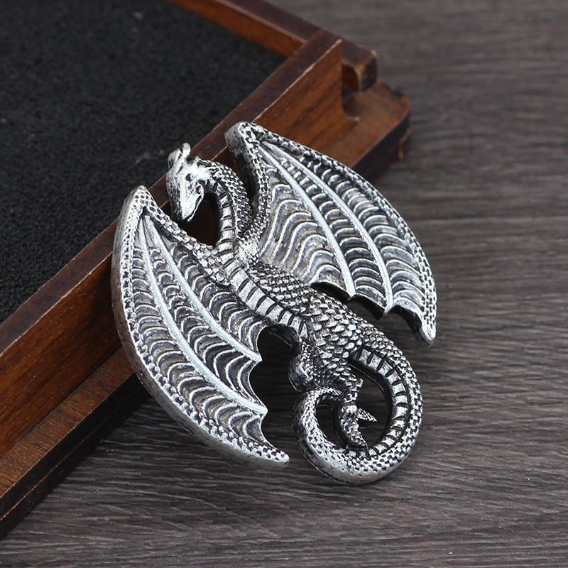 Spilla da uomo personalizzata con drago vichingo in lega, stile vintage, commercio estero, nuovo prodotto, accessori da donna._voghion.com