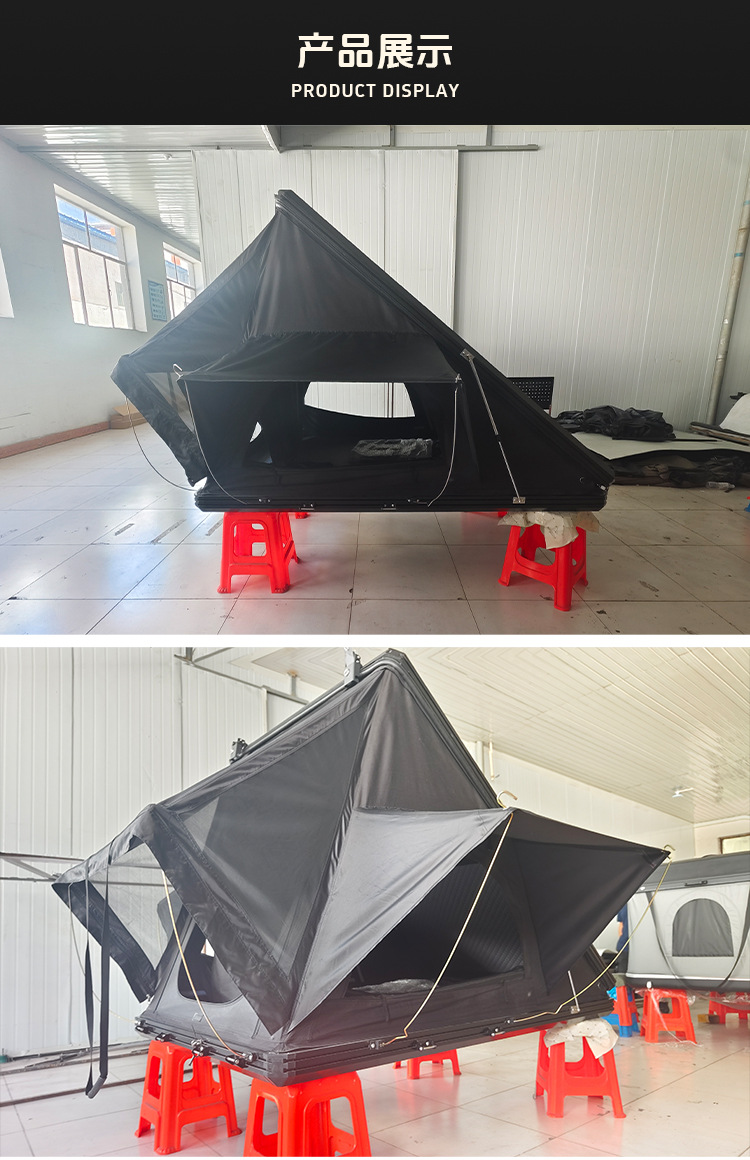 Factory direct sales, discounted rooftop tents, automatic aluminum alloy triangular tents, camping SUV car-specific tents, special clearance sale