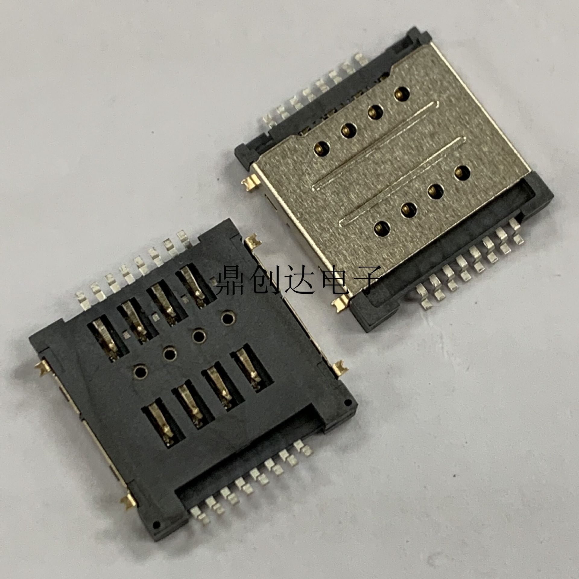 华为 Y320 G7300 T00 Y325 Y518 G600卡座 SIM卡槽 双层插槽