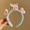 5911 Love Little Cat Plush Headband-Blue Headband