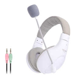 Salar/声籁 A566头戴式电脑耳机双孔笔记本英语口语听说耳机带麦