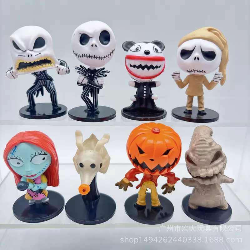 Хэллоуин 8 Nightmare Before Christmas Джек Нежить Утка мистер Тыква Кар крепление украшение машина claw